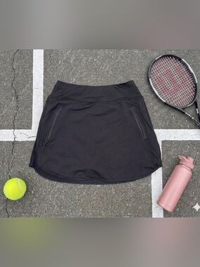 Jack Smith Black Athletic Tennis Skirt with Built-In Shorts - Size Small